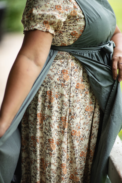 Olivewood ~ Pinafore Apron