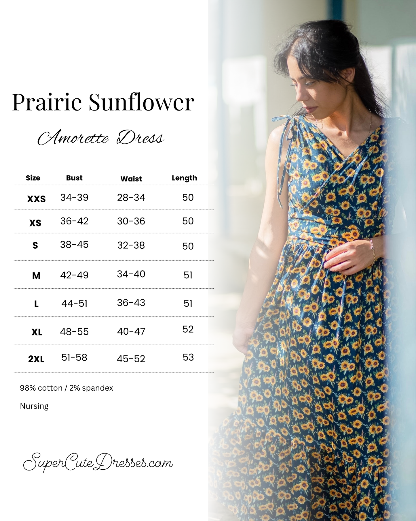 Prairie Sunflower ~ Amorette Dress