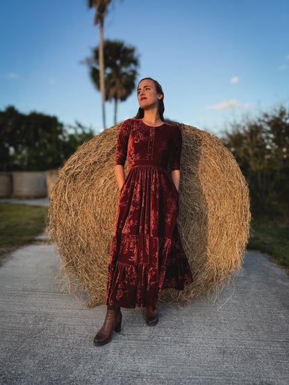 Cinnamon Rose ~ Hinterland Maxi