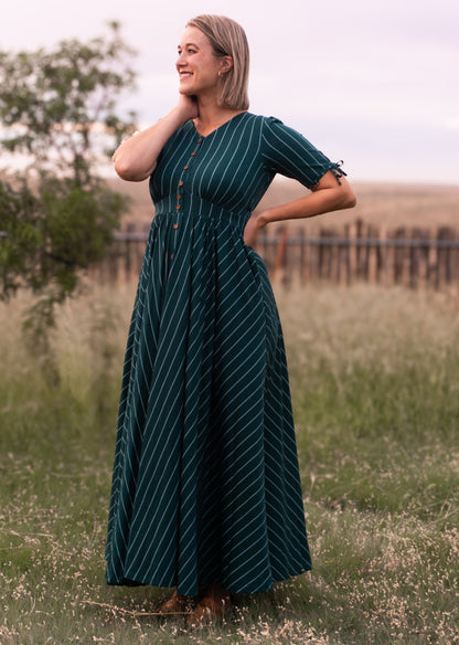 Cedar Stripes ~ Hearthside Maxi