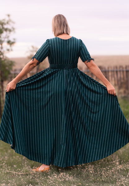 Cedar Stripes ~ Hearthside Maxi