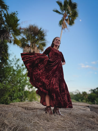 Cinnamon Rose ~ Hinterland Maxi