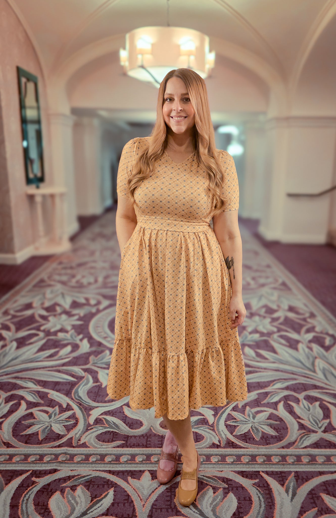 Citron Sunbeam ~ Canterbury Dress