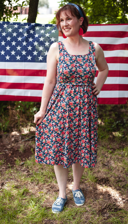 Independence Blossom ~ Homesteader Dress