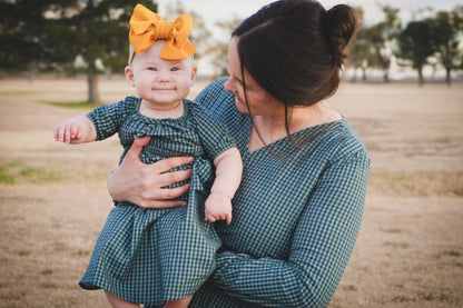 Spruce Gingham ~ Wildwood Maxi
