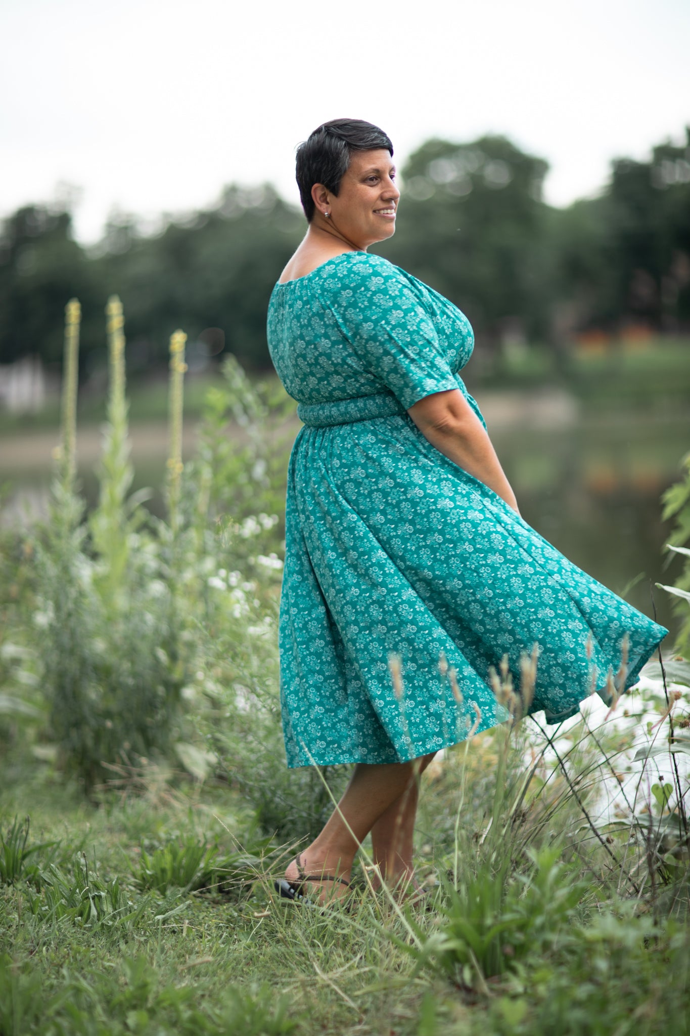Fern River ~ Folklore Dress