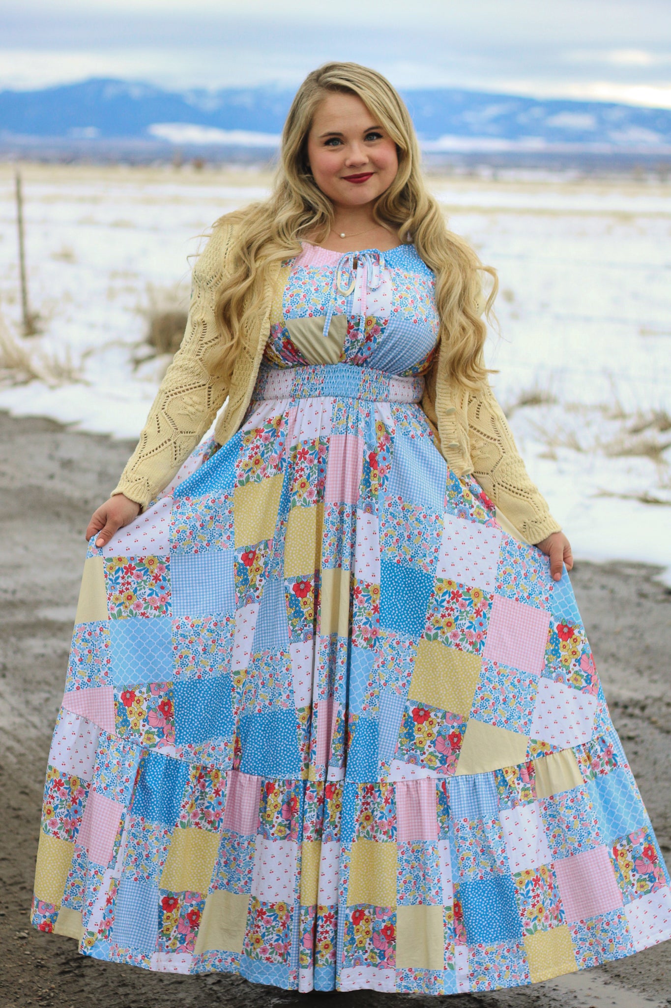 Cottage Calico ~ Folklore Maxi – Super Cute Dresses