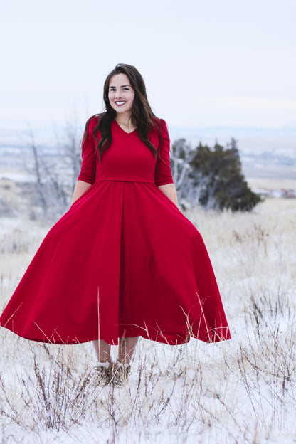 Cardinal ~ Faye Dress
