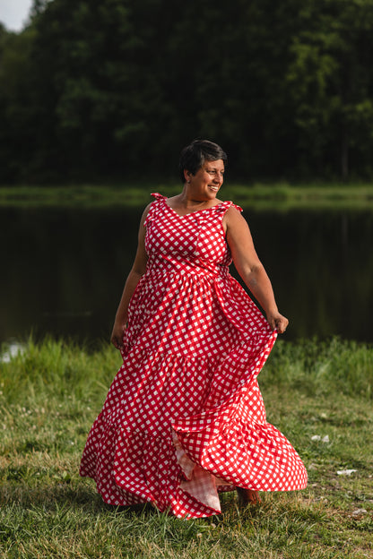 Grenadine Gingham ~ Lenora Dress