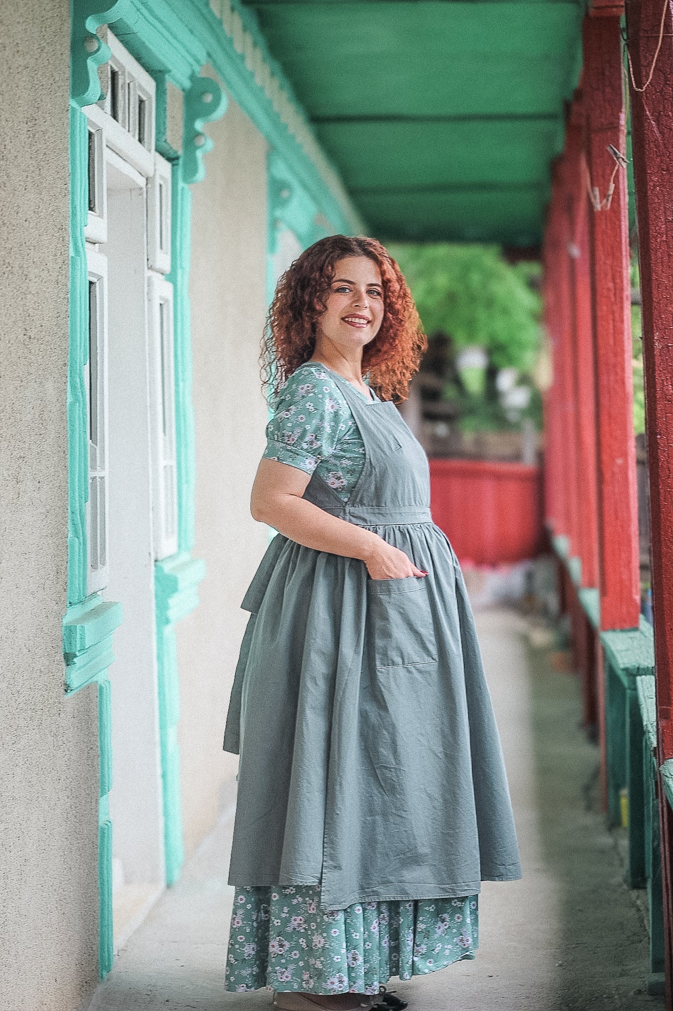 Olivewood ~ Pinafore Apron
