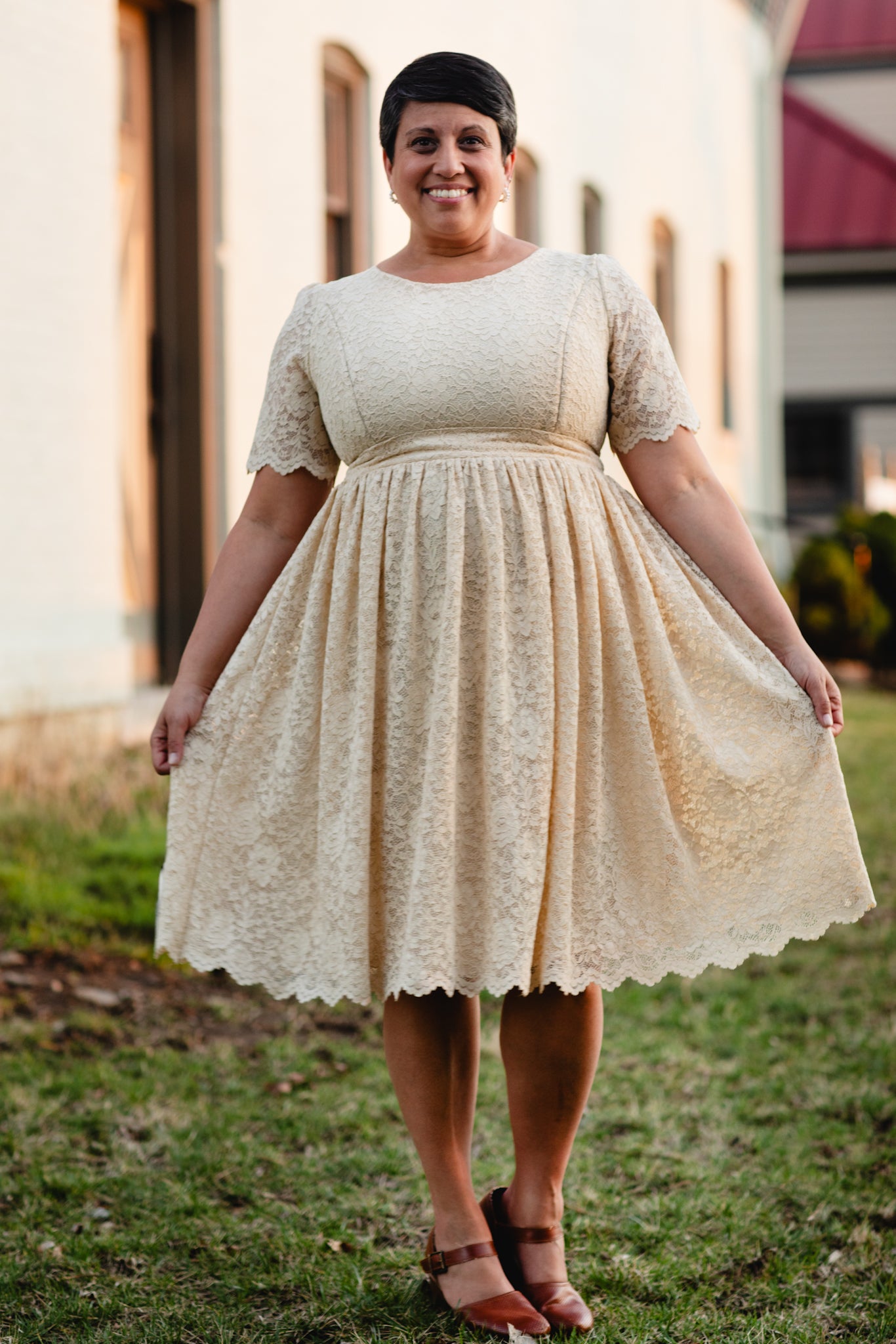 Alabaster ~ Everine Dress