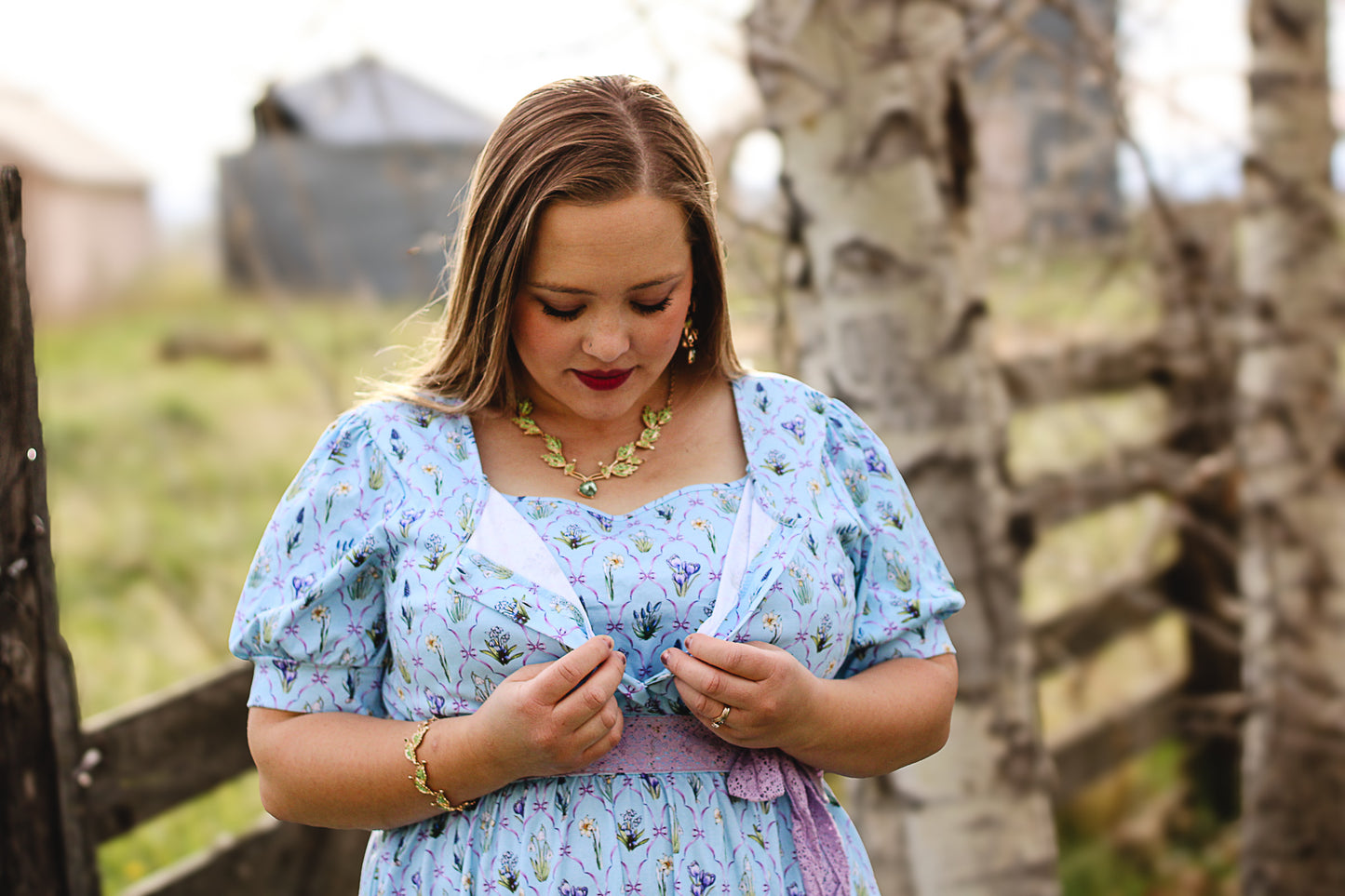 Snowdrops & Daffodils ~ Keepsake Midi