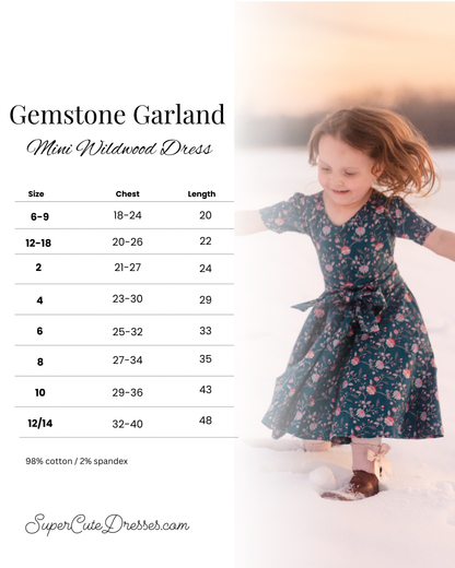 Gemstone Garland ~ Mini Wildwood Dress