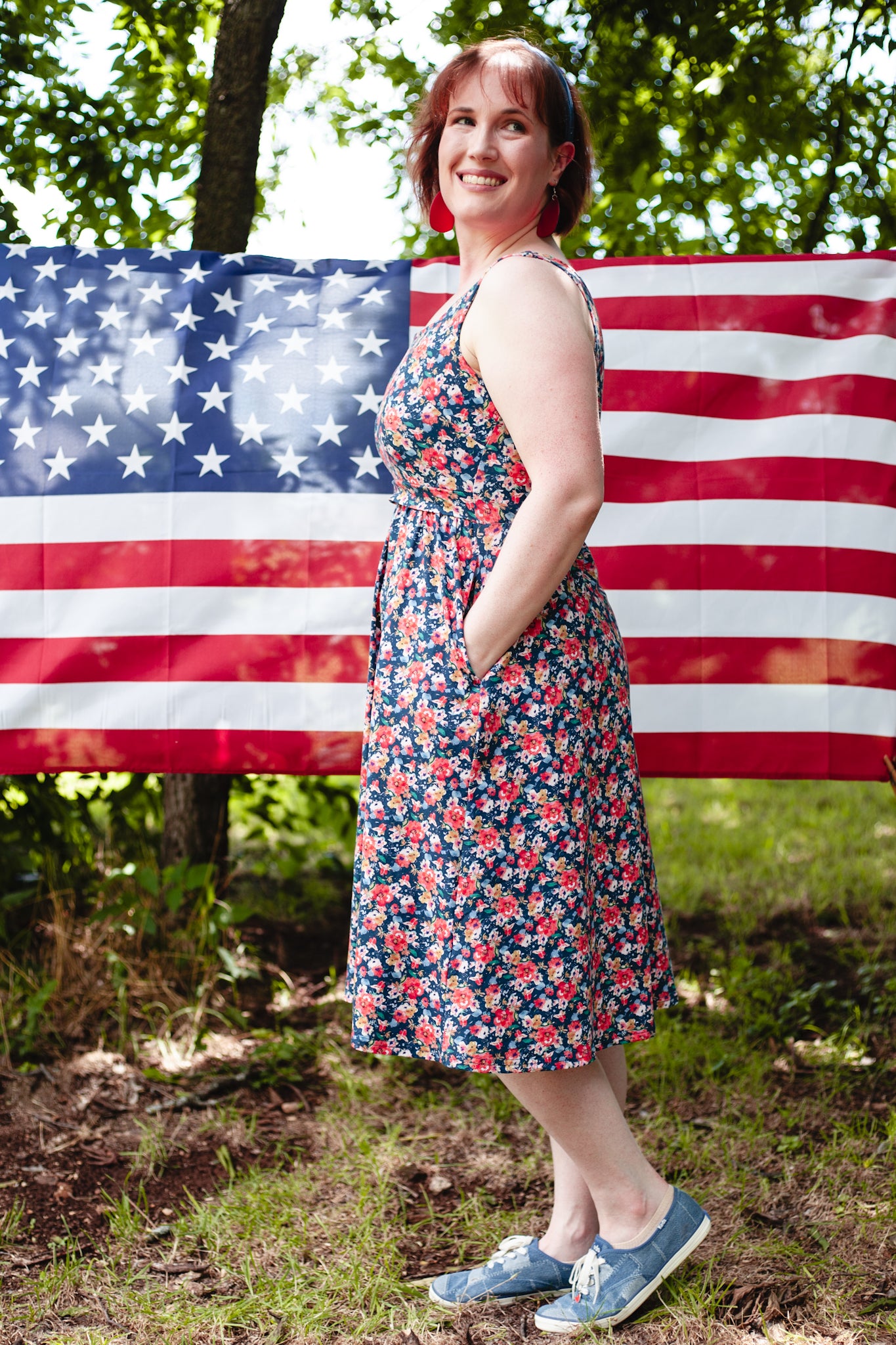 Independence Blossom ~ Homesteader Dress