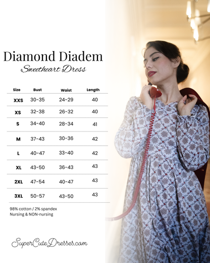 Diamond Diadem ~ Sweetheart Dress
