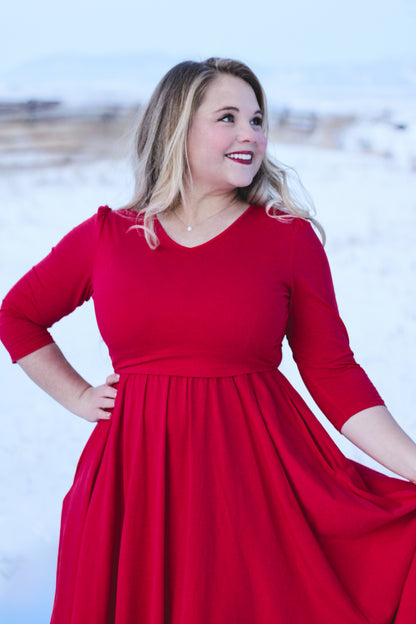 Cardinal ~ Faye Dress