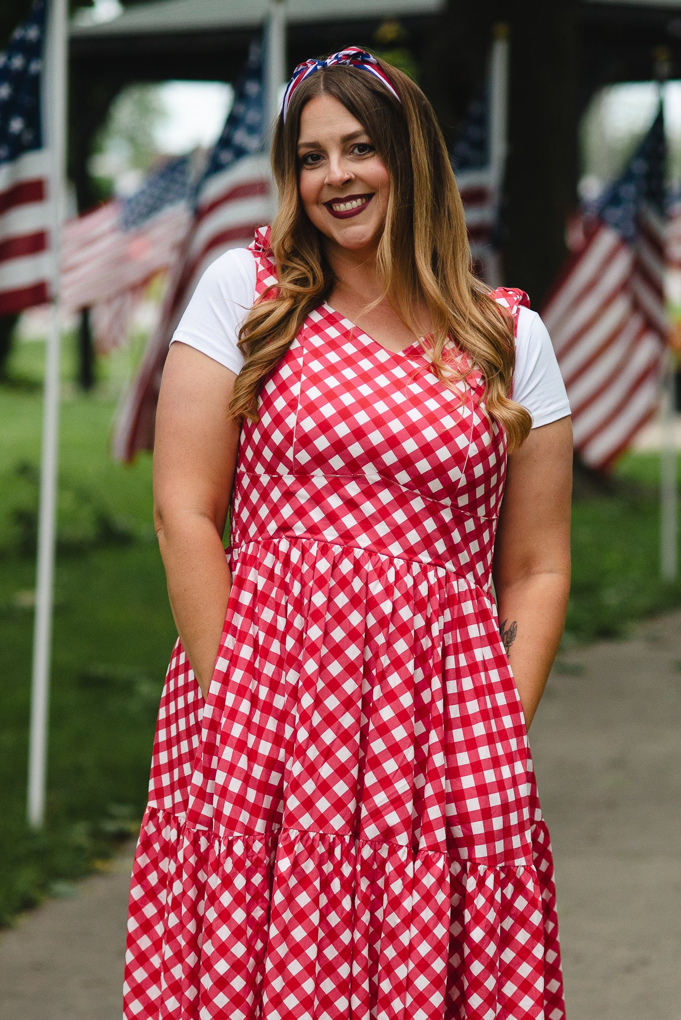 Grenadine Gingham ~ Lenora Dress