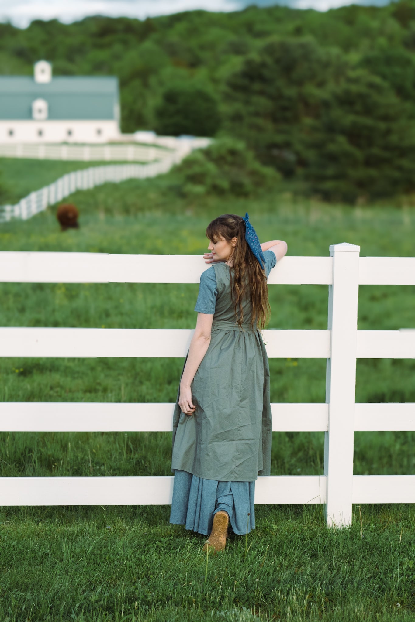 Olivewood ~ Pinafore Apron