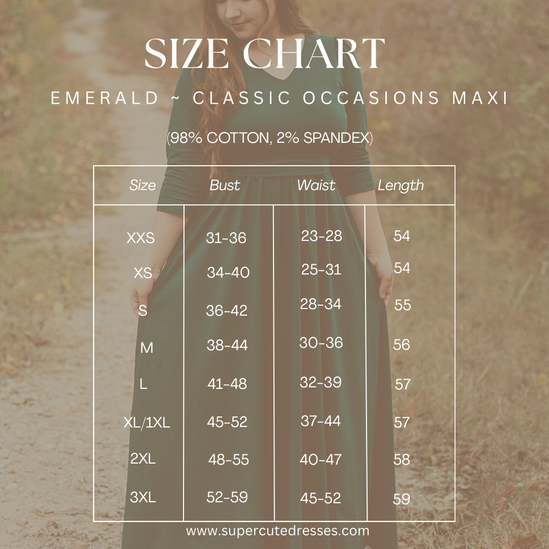 Emerald ~ Classic Occasions Maxi