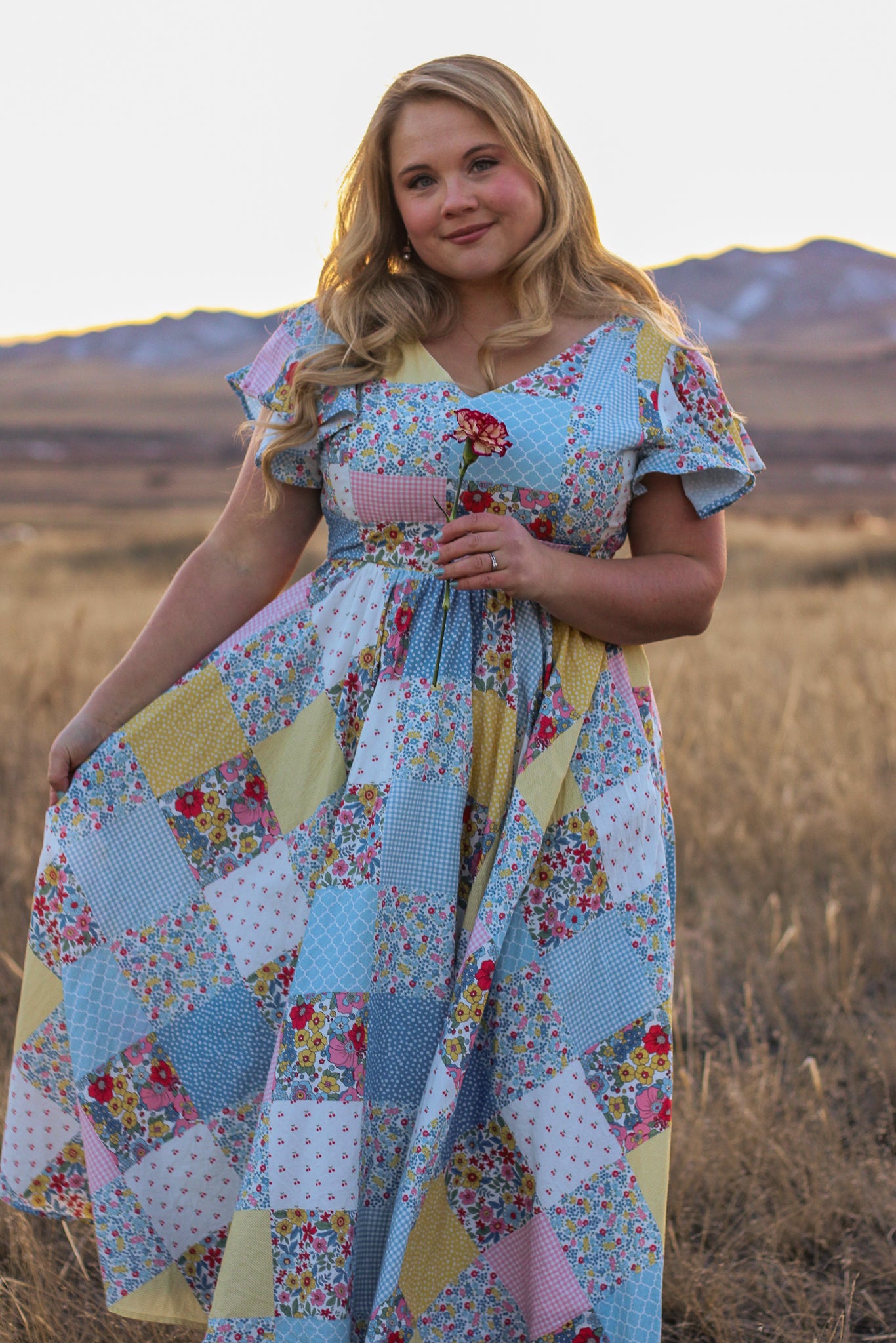 Cottage Calico ~ Lenora Midi