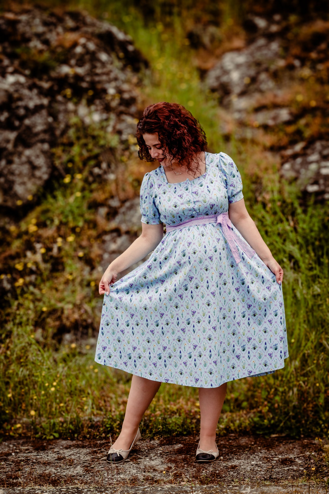 Snowdrops & Daffodils ~ Keepsake Midi