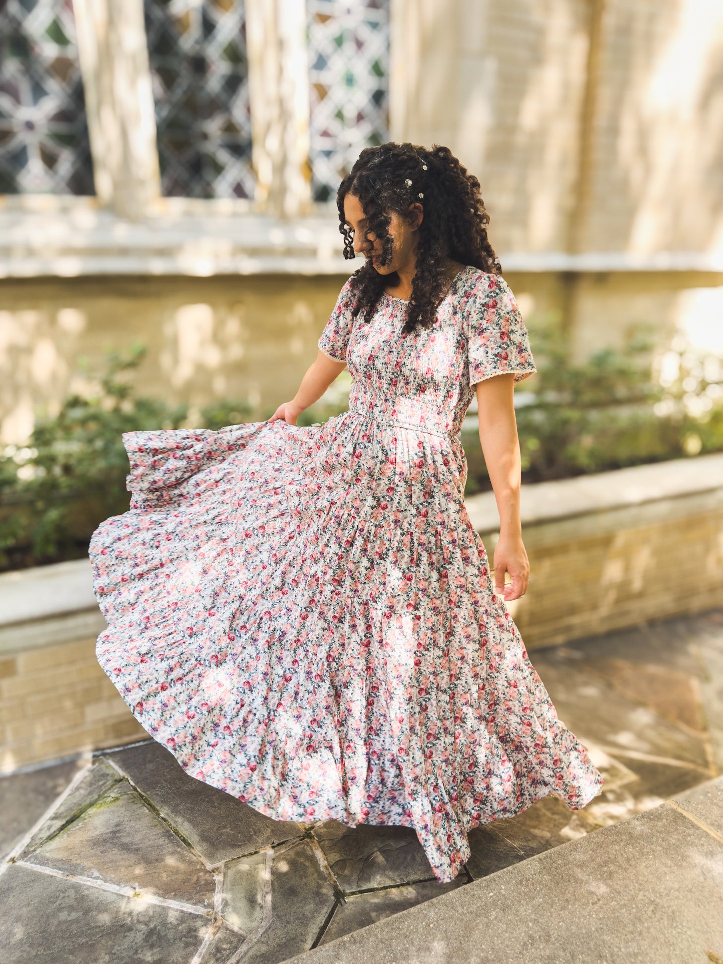 Watercolor Garden ~ Nightingale Dress
