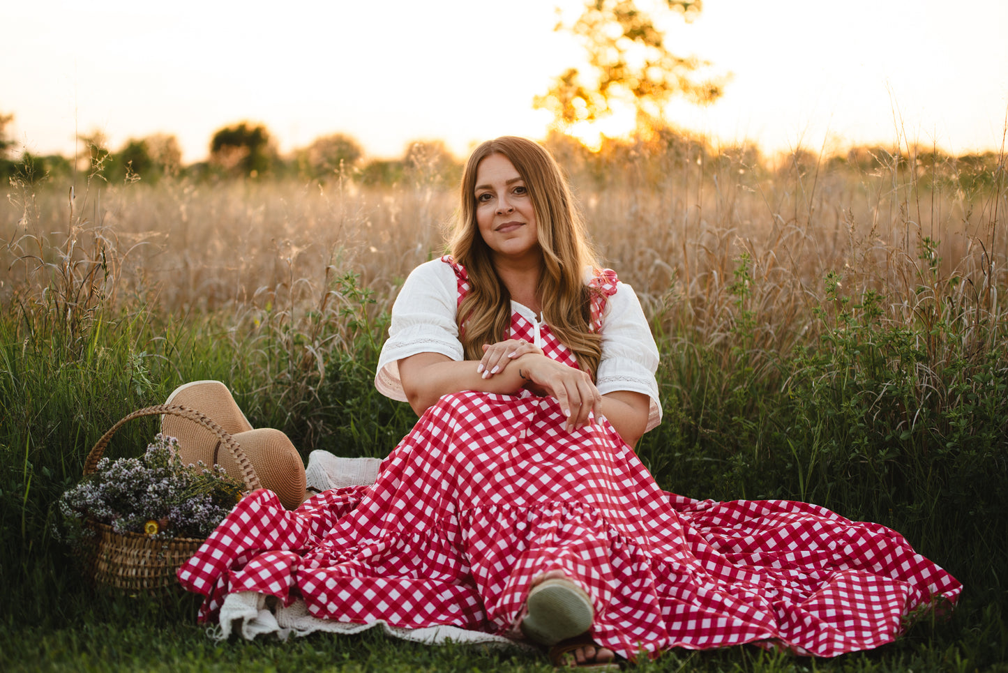 Grenadine Gingham ~ Lenora Dress