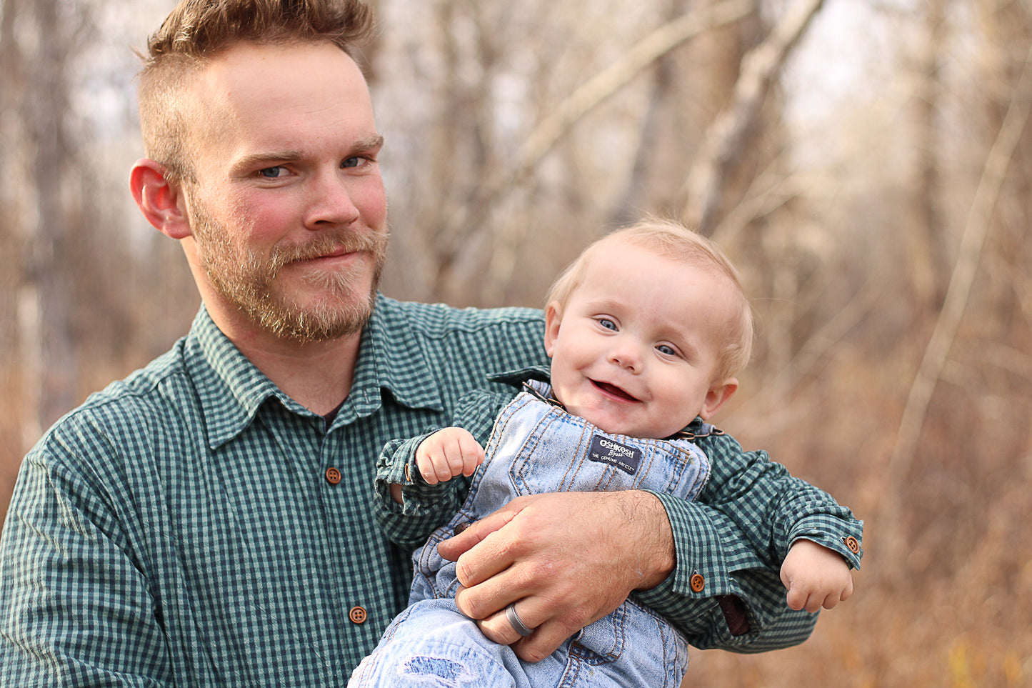Spruce Gingham ~ Boy’s Brave Button-up