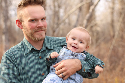 Spruce Gingham ~ Boy’s Brave Button-up
