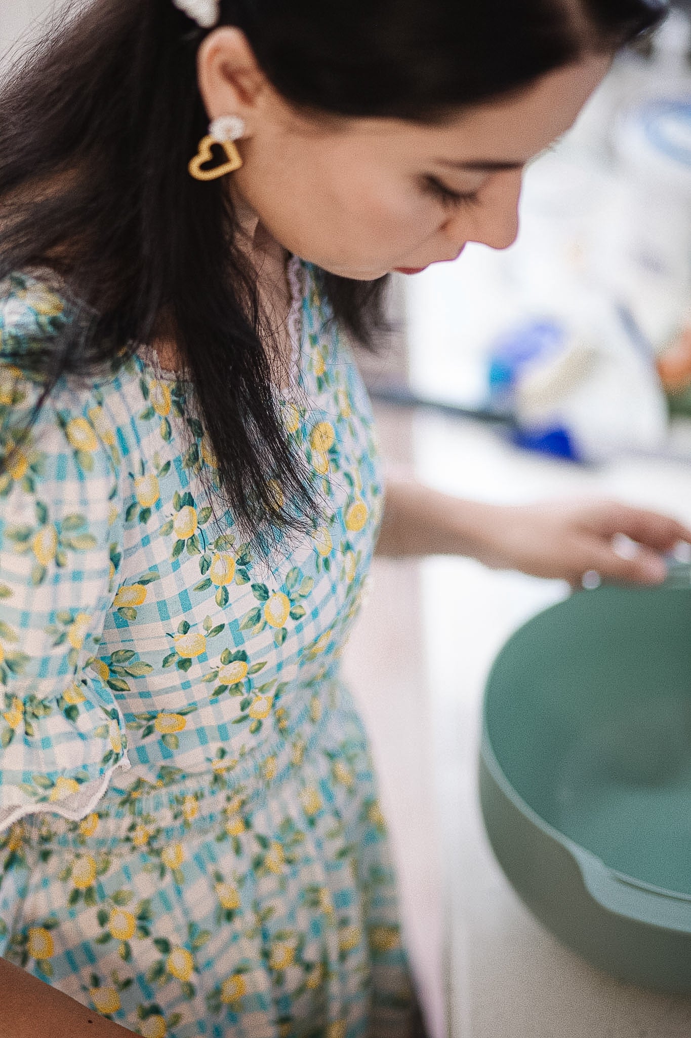 Little Lemon Gingham ~ Keepsake Midi