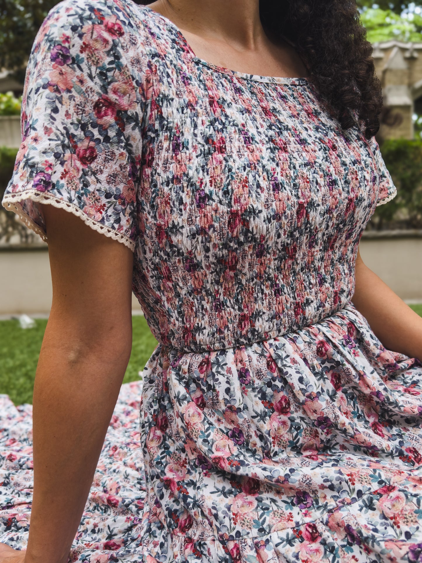 Watercolor Garden ~ Nightingale Dress