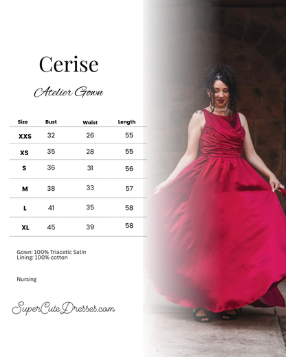 Cerise ~ Atelier Gown