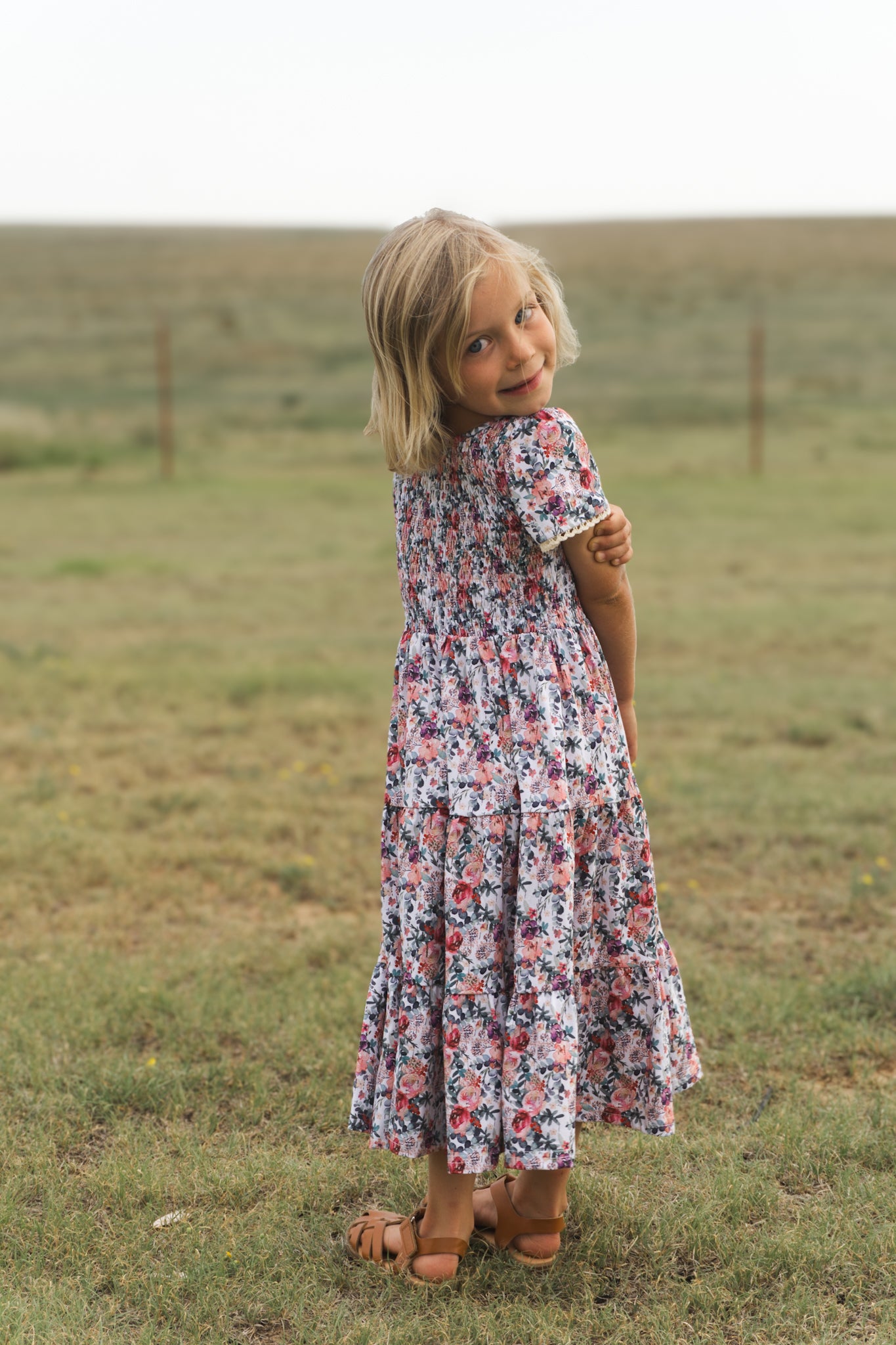 Watercolor Garden ~ Mini Nightingale Dress