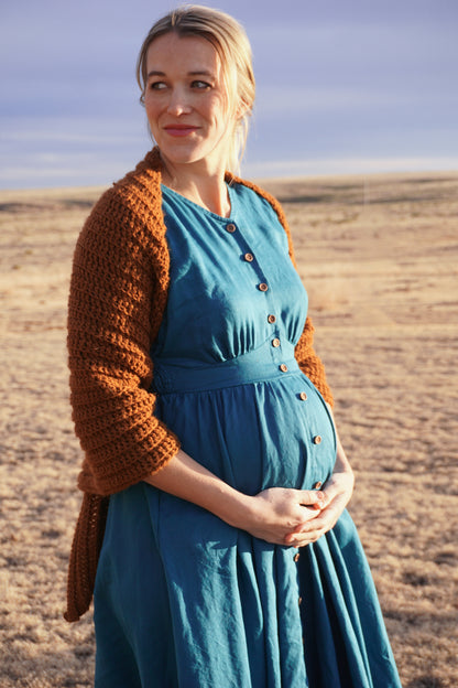 Timeless Teal ~ Hearthside Dress