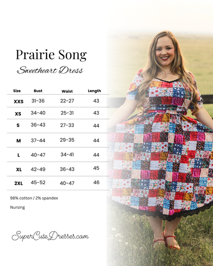 Prairie Song ~ Sweetheart Dress