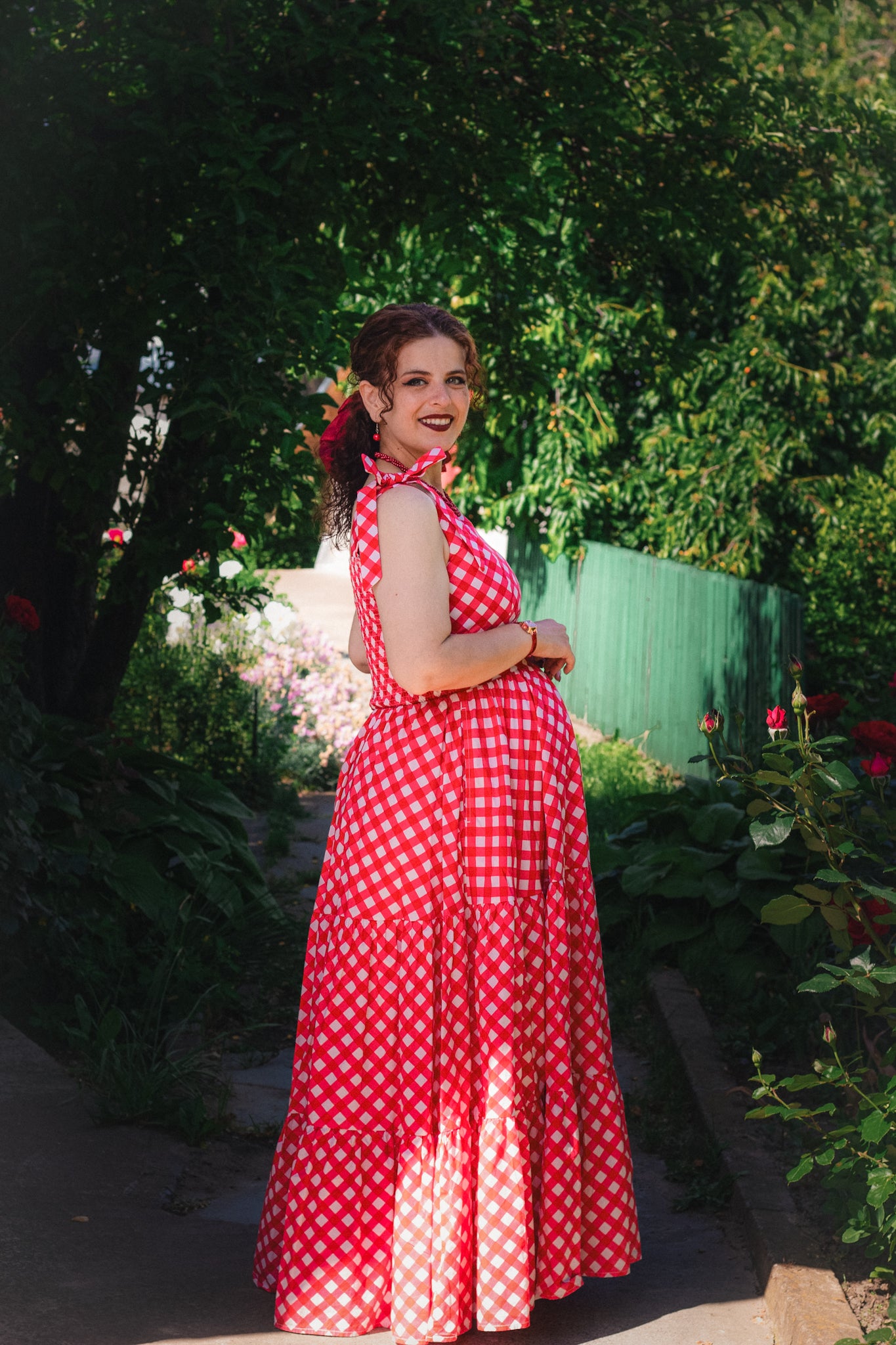 Grenadine Gingham ~ Lenora Dress