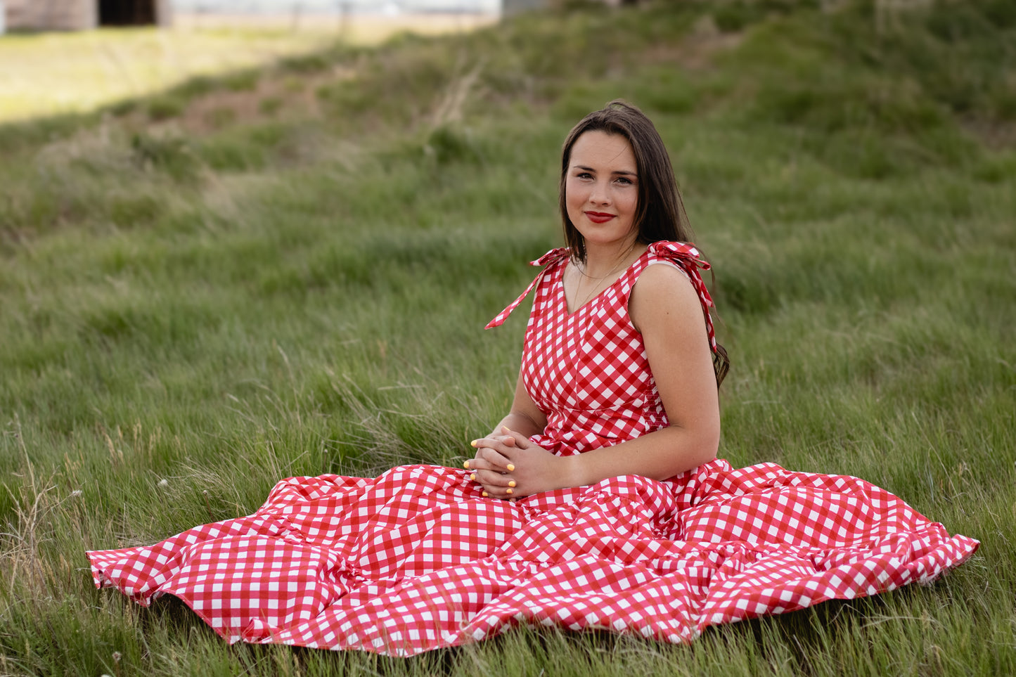 Grenadine Gingham ~ Lenora Dress