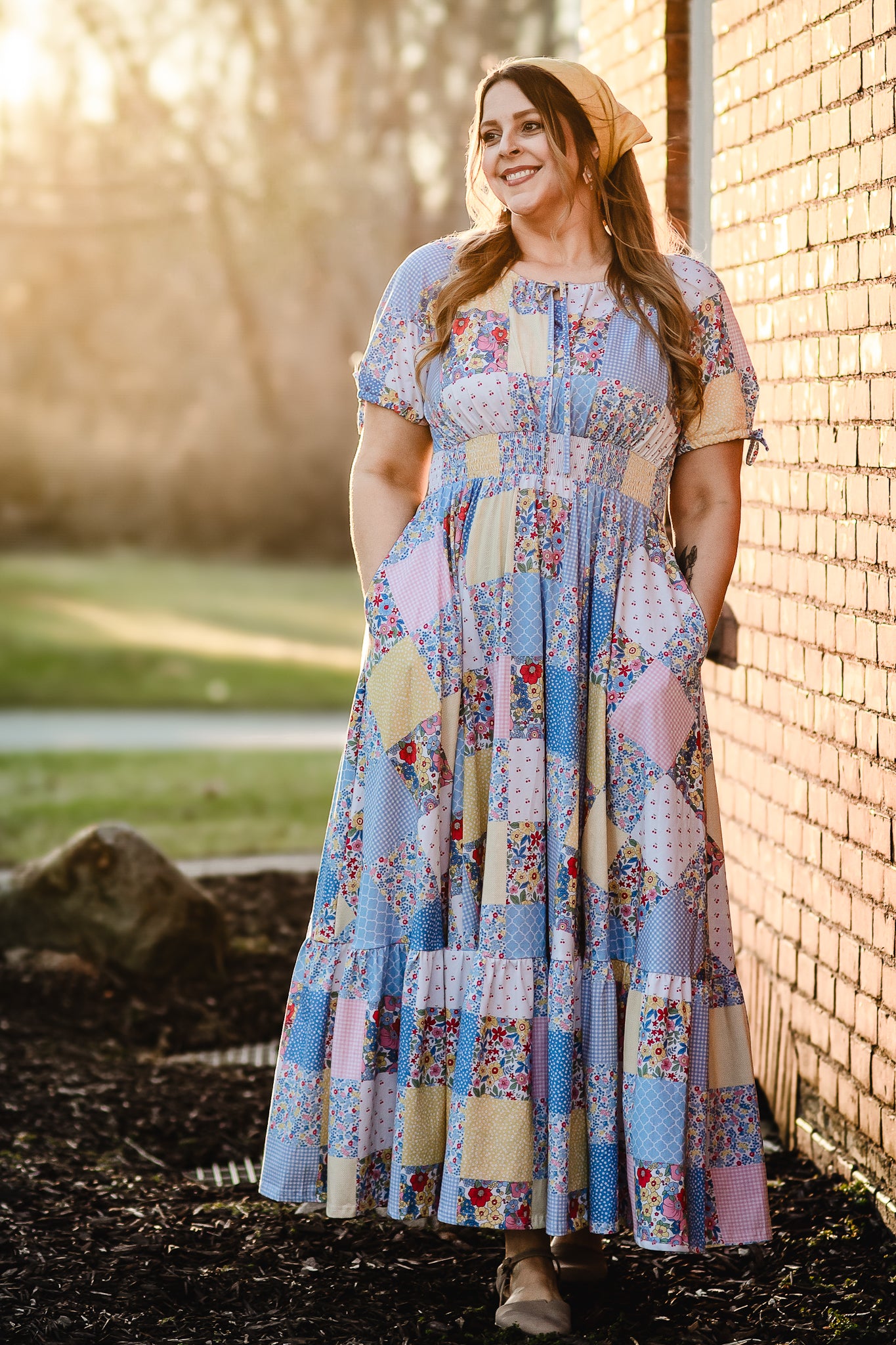 Cottage Calico ~ Folklore Maxi  Super Cute Dresses