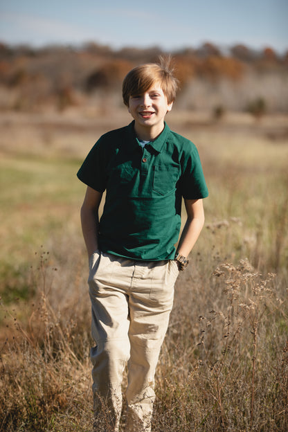 Emerald ~ Boy’s Perseverance Polo