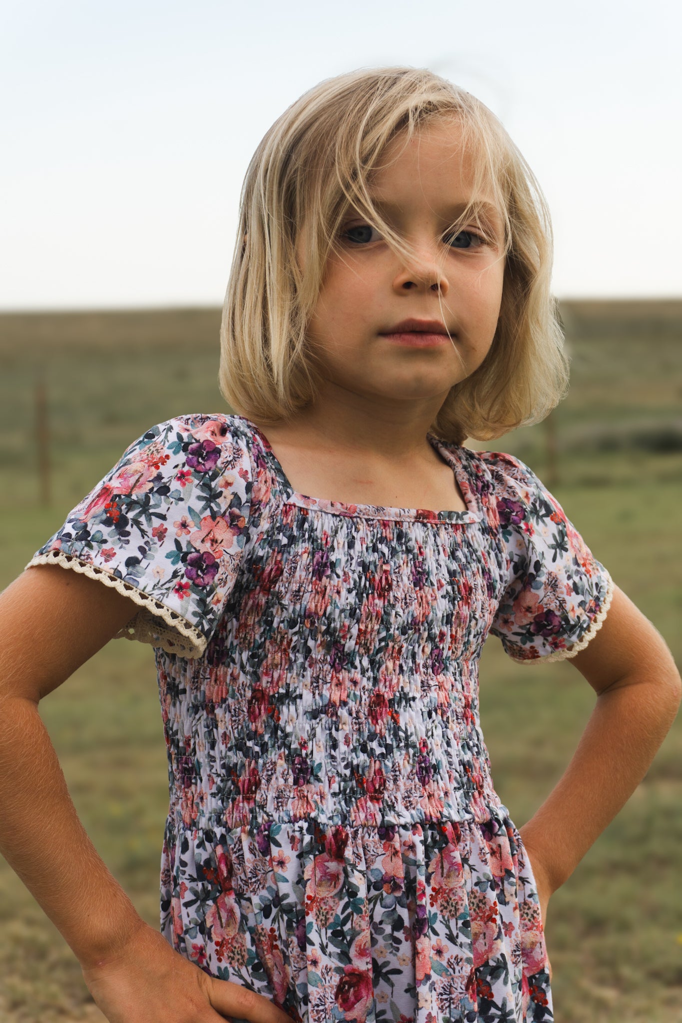 Watercolor Garden ~ Mini Nightingale Dress