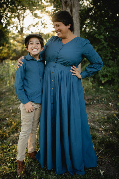 Indigo Lattice ~ Hearthside Maxi