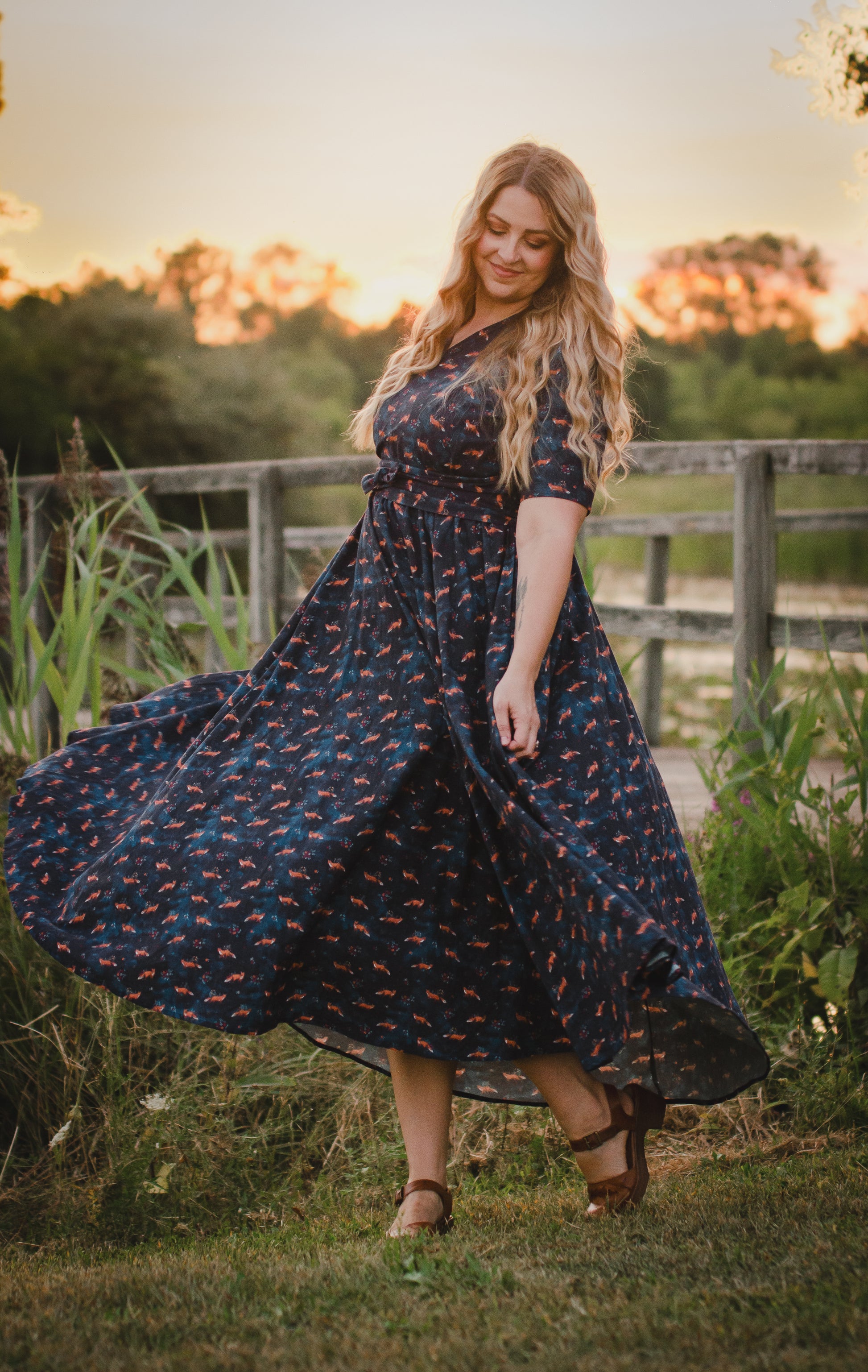 Foxfire Twilight ~ Wildwood Maxi  Super Cute Dresses