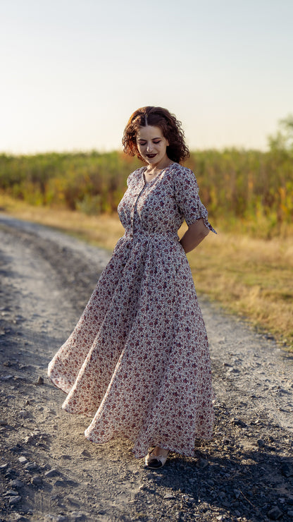 Gardenia Grove ~ Hearthside Maxi