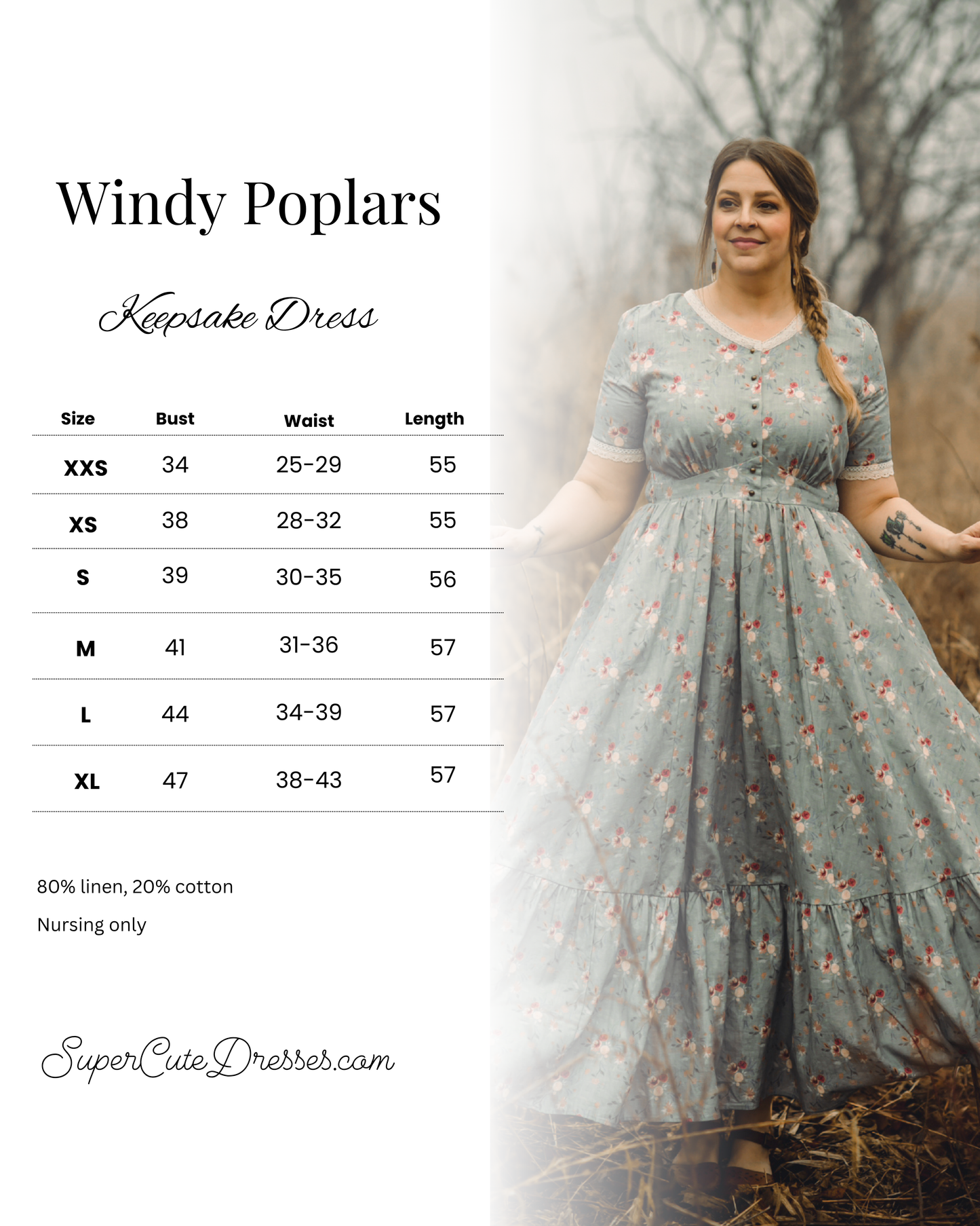 Windy Poplars ~ Keepsake Dress