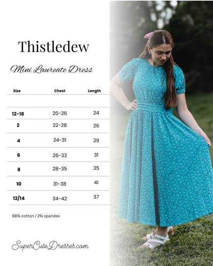 Thistledew ~ Mini Laureate Dress