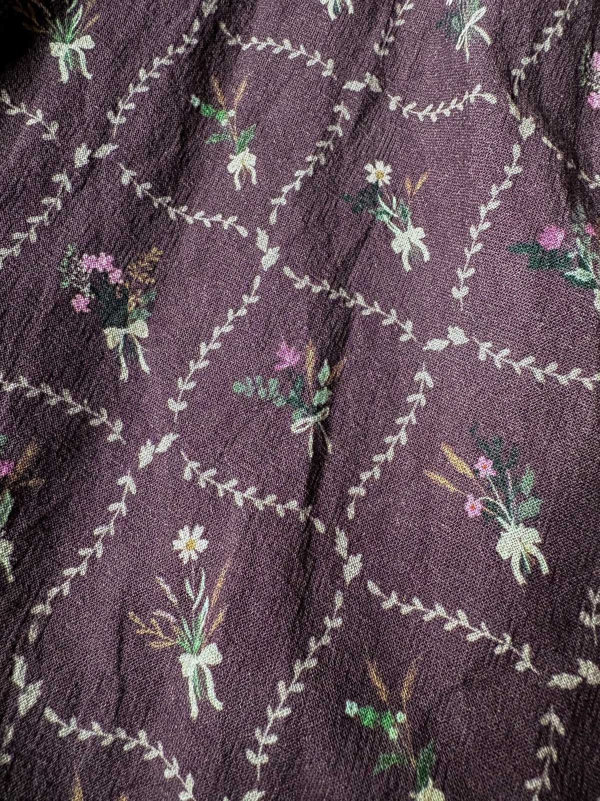 Plum Posy ~ Folklore Maxi