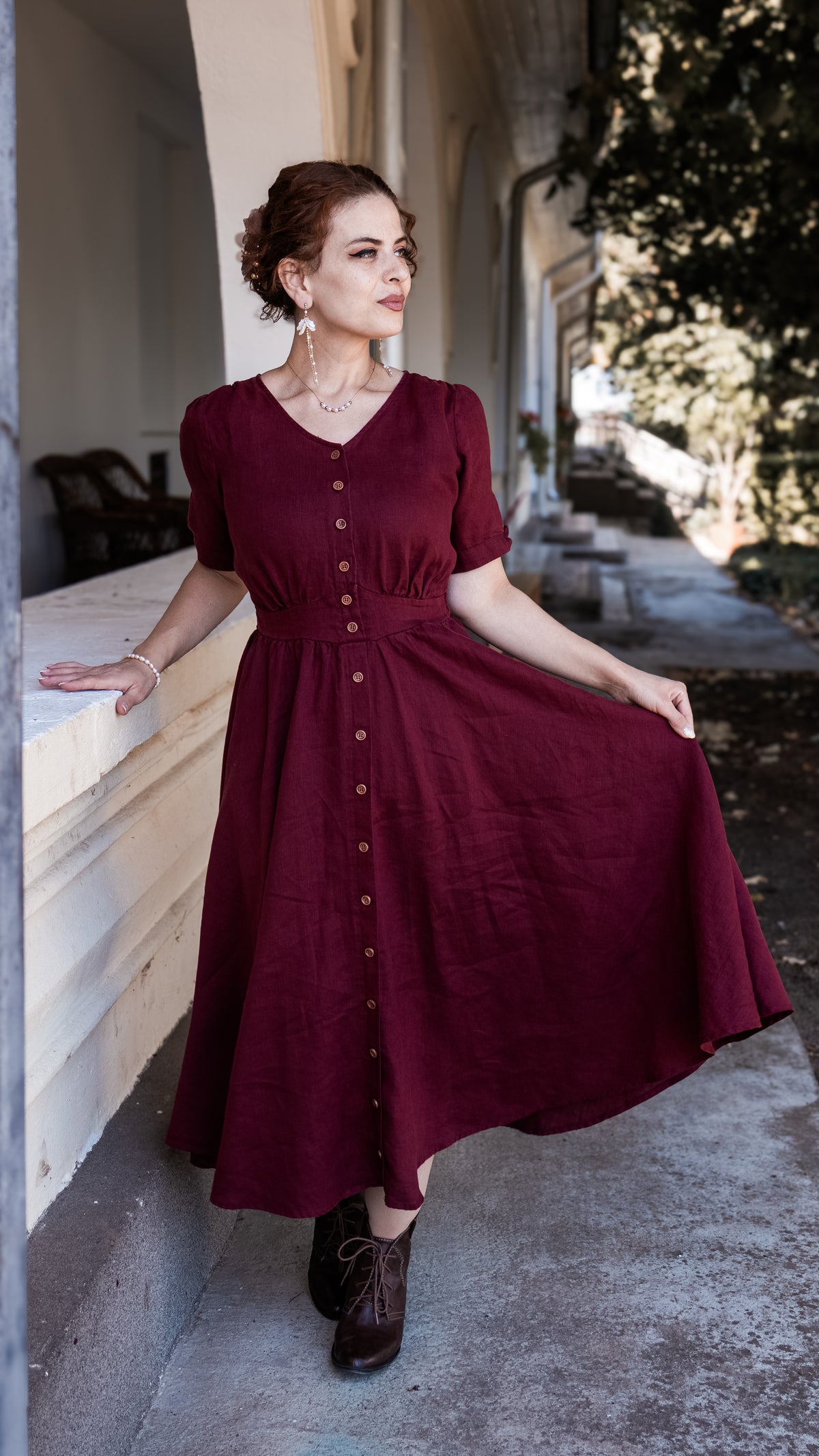 Bordeaux ~ Hearthside Dress