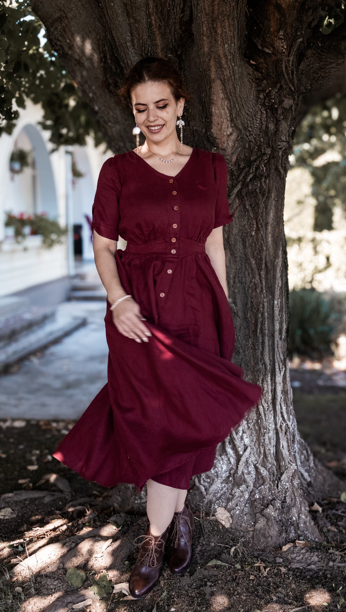 Bordeaux ~ Hearthside Dress