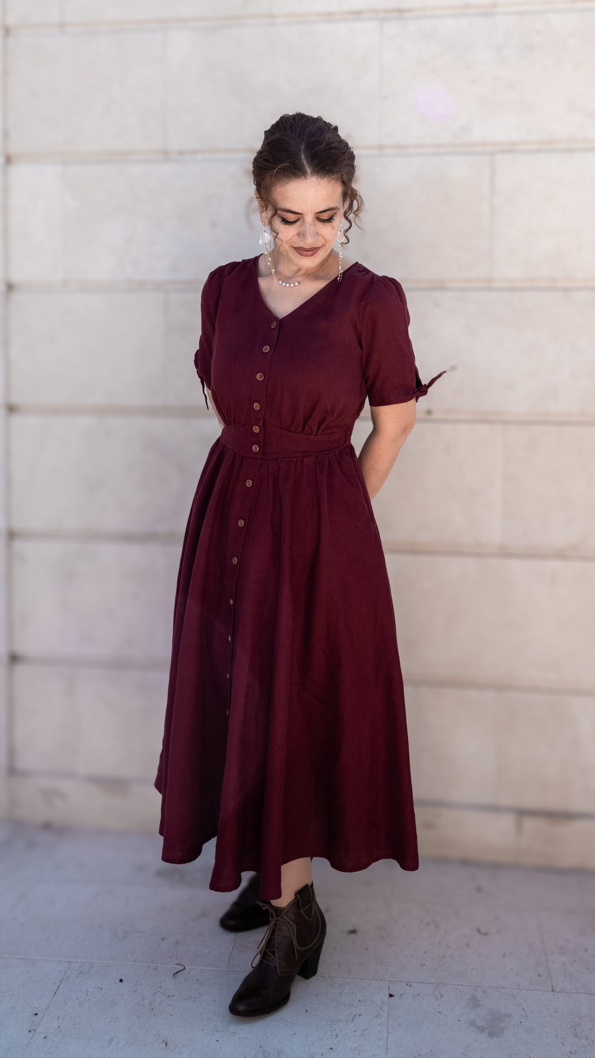Bordeaux ~ Hearthside Dress