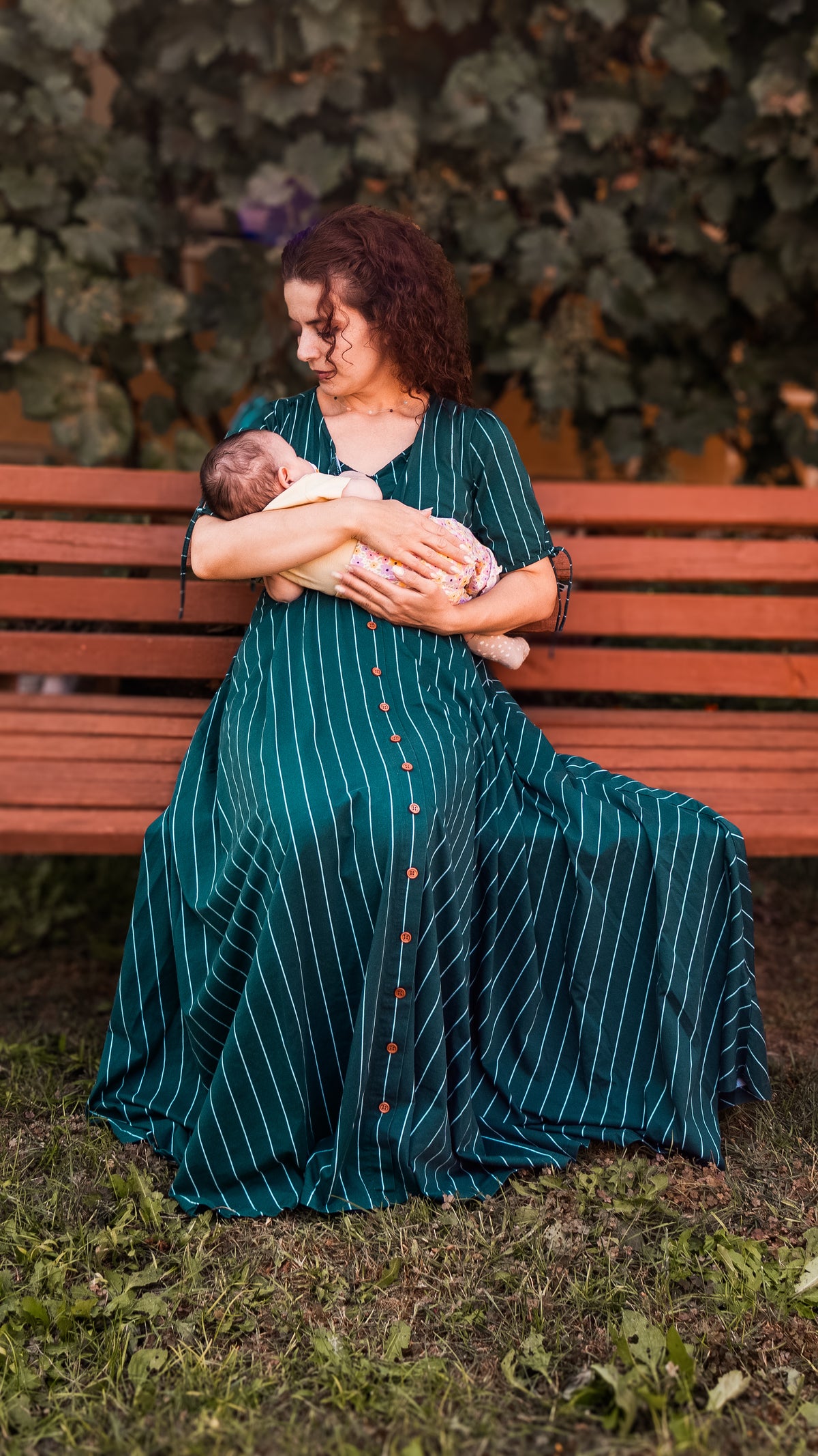 Cedar Stripes ~ Hearthside Maxi